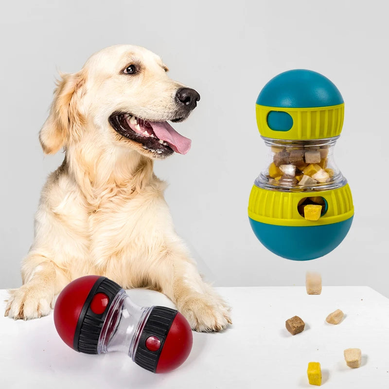 1PC Rotating Rolling Dog Slow Eating Toy Adjustable Leaking Food Dog Boredom Educational Toy Makes Dog'S Intestine Healthier
