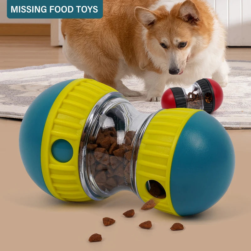 1PC Rotating Rolling Dog Slow Eating Toy Adjustable Leaking Food Dog Boredom Educational Toy Makes Dog'S Intestine Healthier