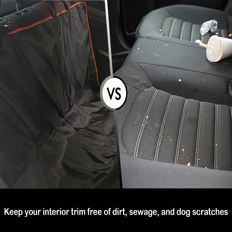 Dog Car Seat Cover for Back Seat,Oxford Cloth Durable Scratchproof Dog Hammock,Pet Seat Cover Protector for Cars,Trucks and Suvs