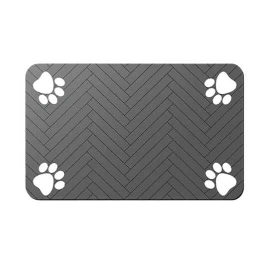 Tappetino Antiscivolo Impermeabile per Ciotole di Cani e Gatti – Pet Placemat per Cibo e Acqua ad Asciugatura Rapida con Supporto in Gomma