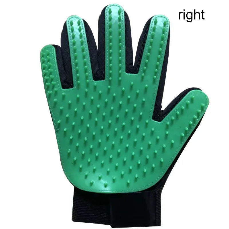 Pet Hair Glove Comb Pet Dog Cat Grooming Cleaning Glove Deshedding Hair Remover Massage Brush Animal Supplies Cat Accessoies